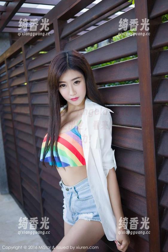 MiStar魅妍社 - Angela小热巴美脚在高清套图中横空出世，看来她的图也有超能力！