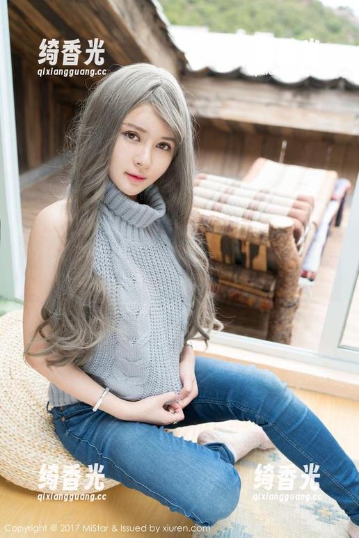 MiStar魅妍社 - 睡衣的叛逃：Mieko林美惠子的高清壁纸奇异幻想