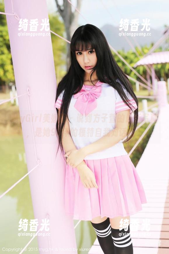 MyGirl美媛馆 - 说到方子萱的最新写真，是她98年的模特自我对话吗？